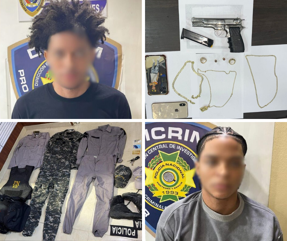 Desmantelan presunta banda de atracadores