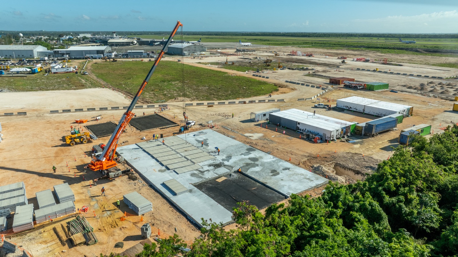 Así va la construcción de la nueva terminal en el AILA