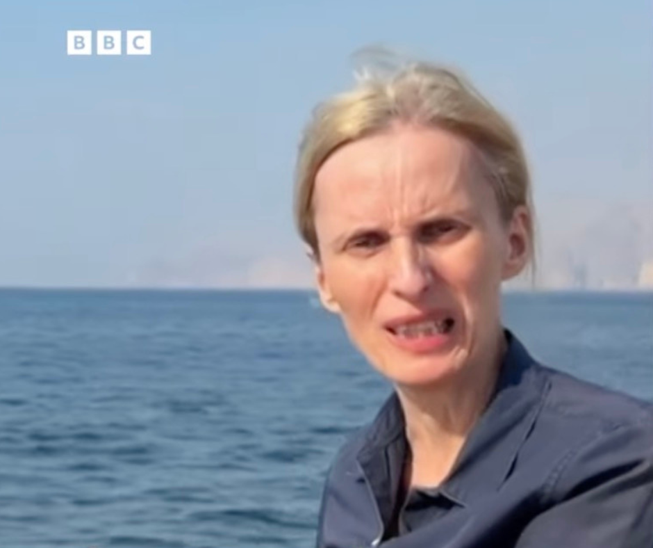 “Al borde de un campo de batalla”: periodista cerca del estrecho de Ormuz