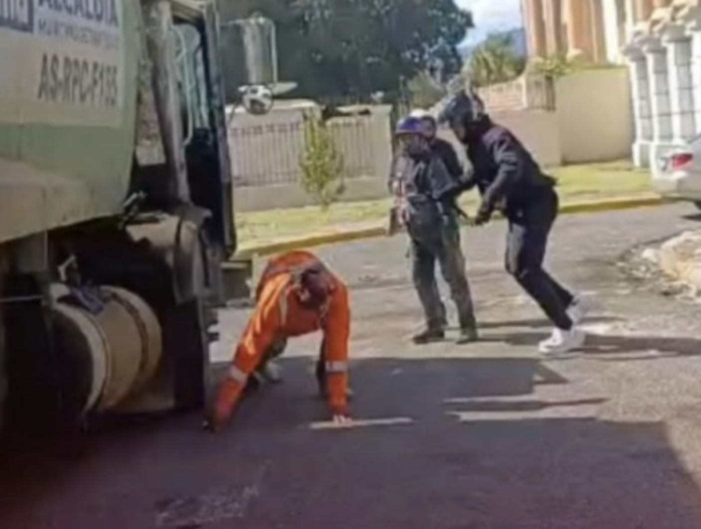 “Lo único que yo hice fue agarrar mi celular para empezar a grabar”