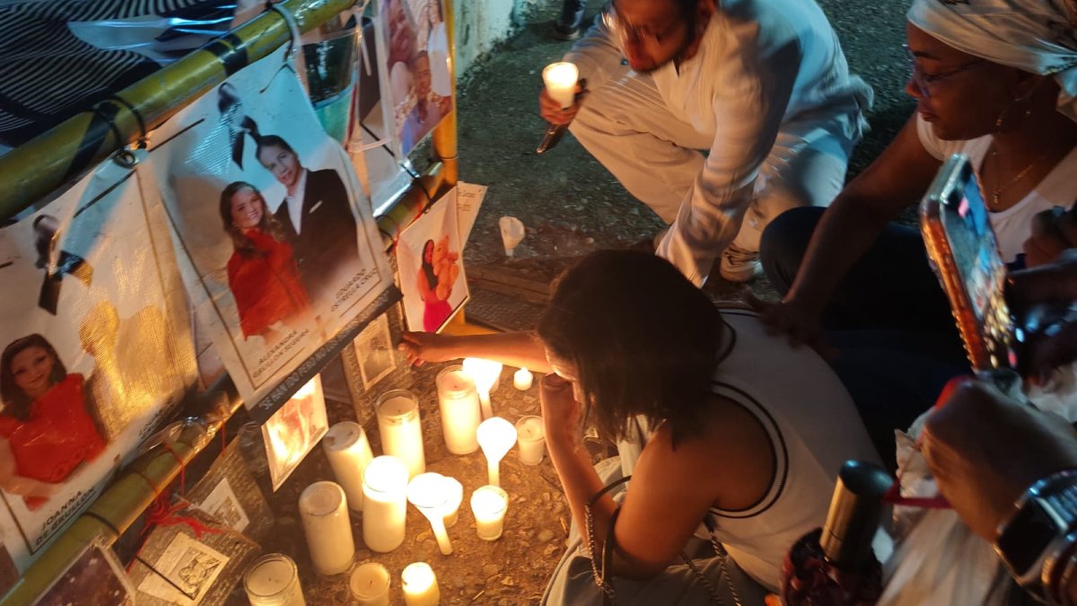 Vigilia en la zona cero por tragedia de Jet Set