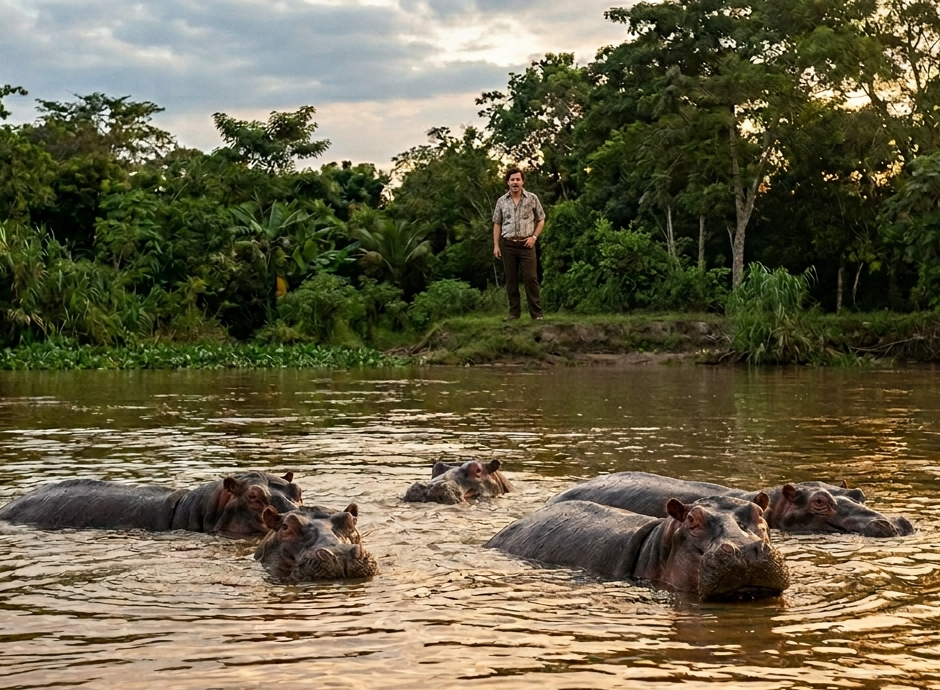 Colombia sacrificará 80 hipopótamos de Pablo Escobar