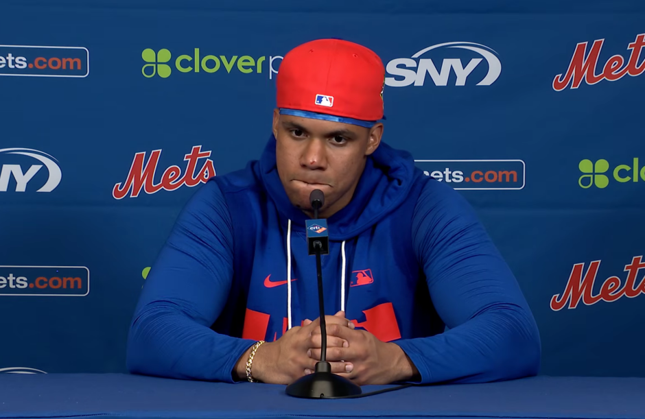 “Ahora mismo es una distensión menor”: Juan Soto sobre su lesión