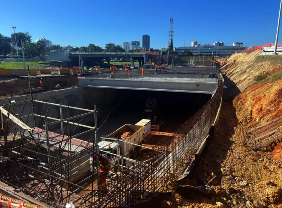 Túnel de la Luperón podría estar listo a finales de junio