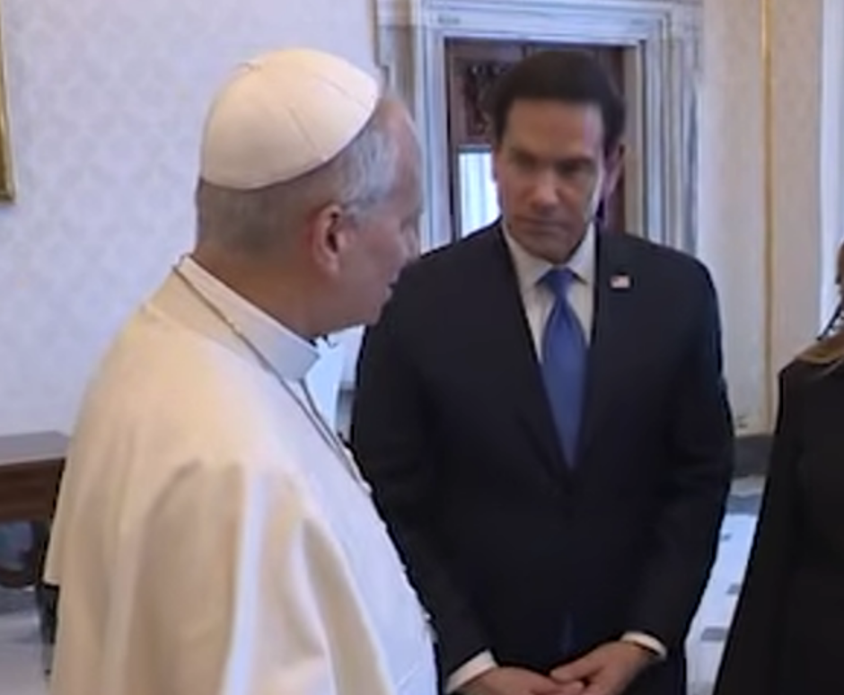 Rubio califica de “positiva” su reunión con el Papa