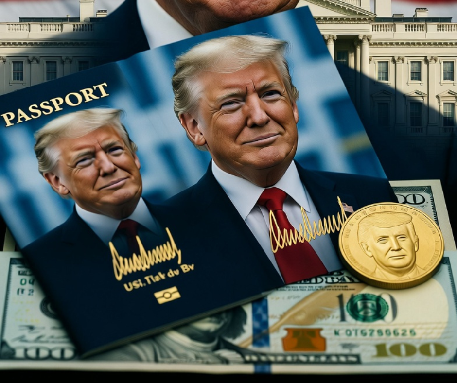 Culto a Trump: cara en billetes, monedas, pasaportes e instituciones