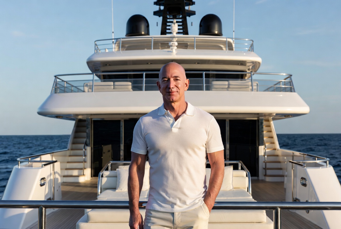 Jeff Bezos pone a la venta su mega yate porque es muy grande