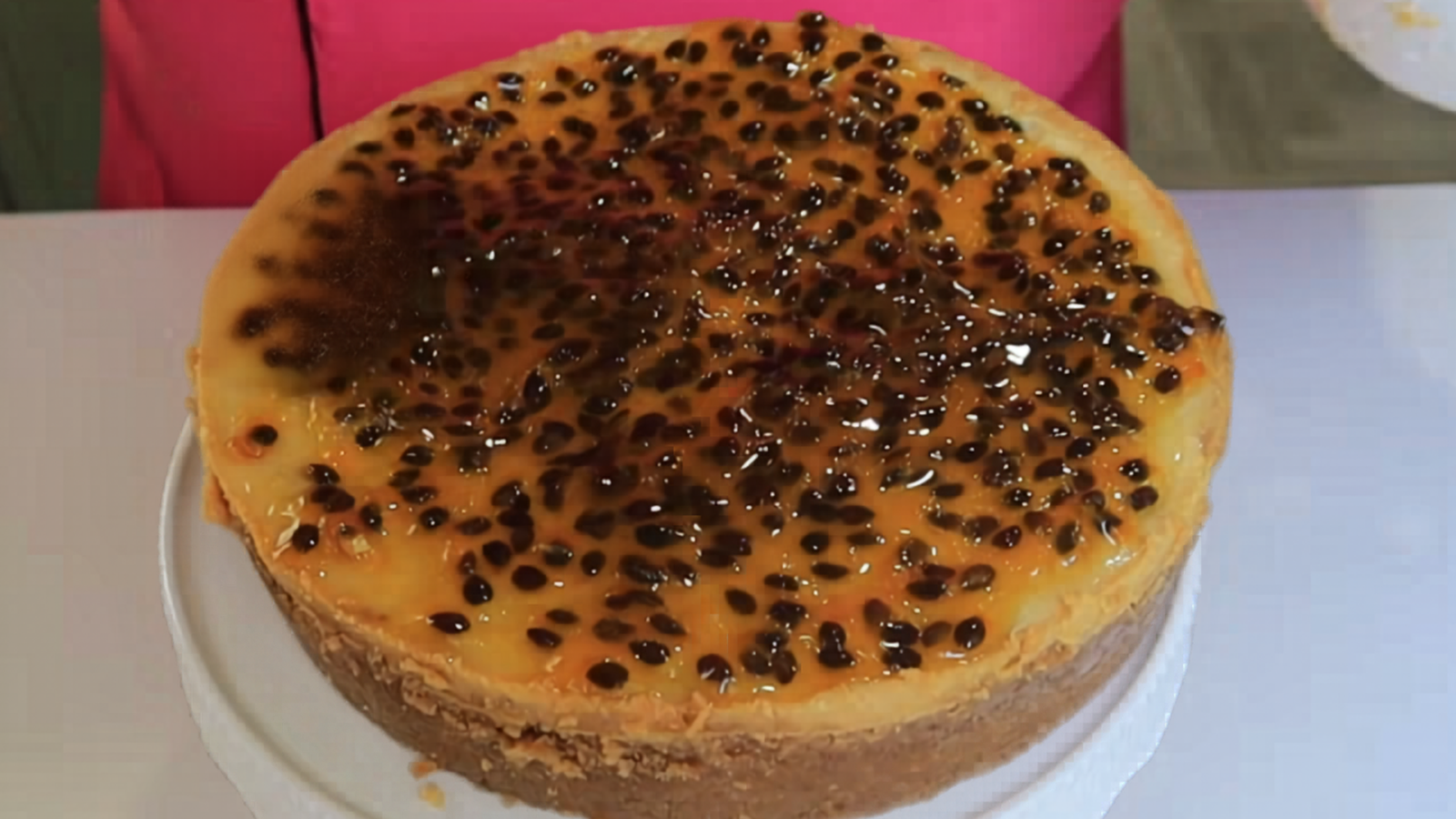 Receta: Cheesecake de chinola (video)