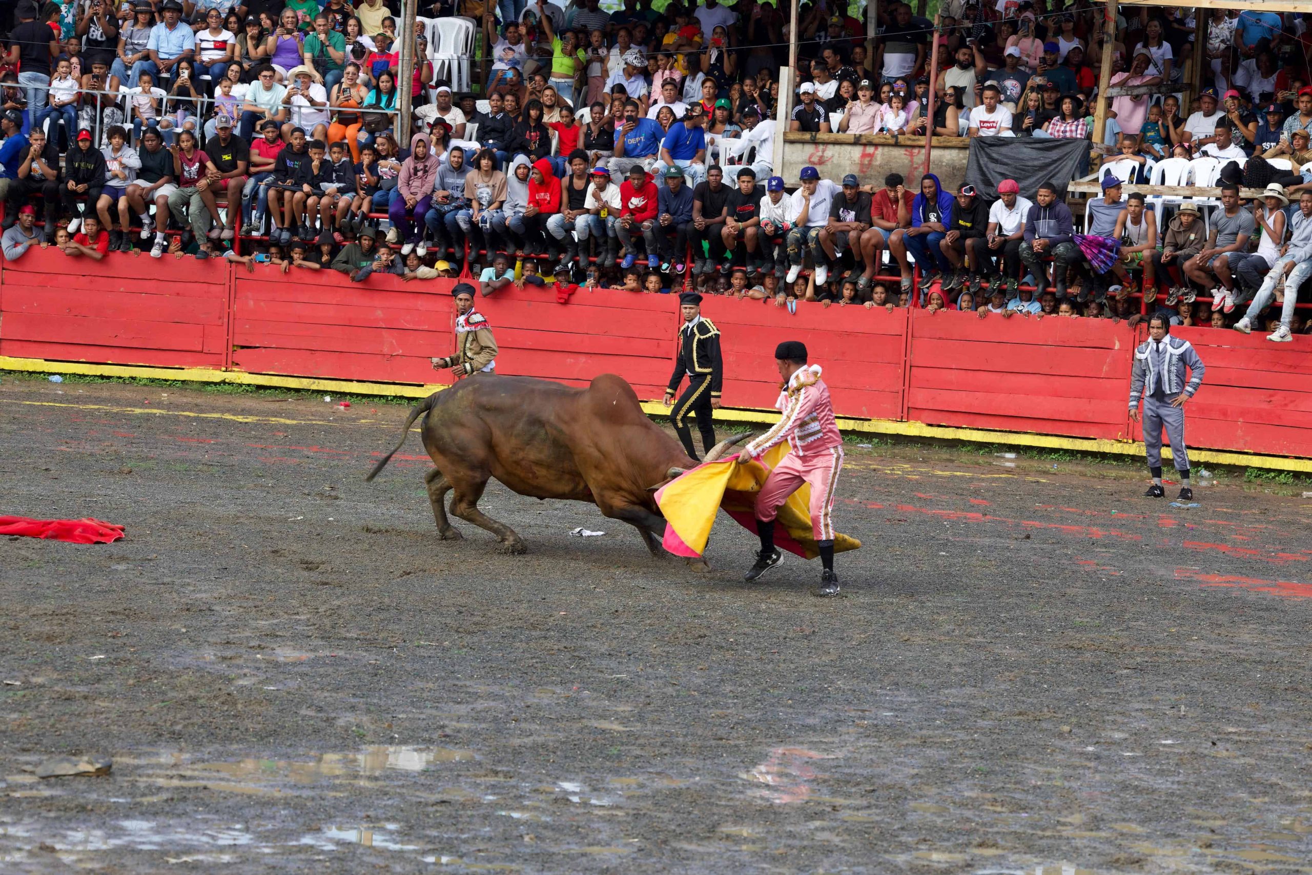 Mientras tanto en la Plaza de Toros de El Seibo…