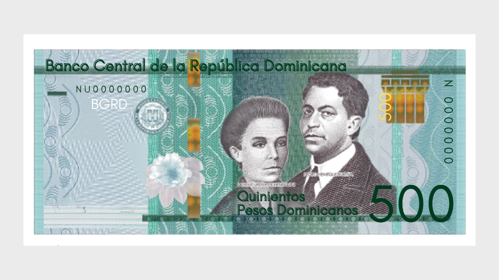 Los nuevo billetes nuevos billetes de RD$50, RD$100 y RD$500